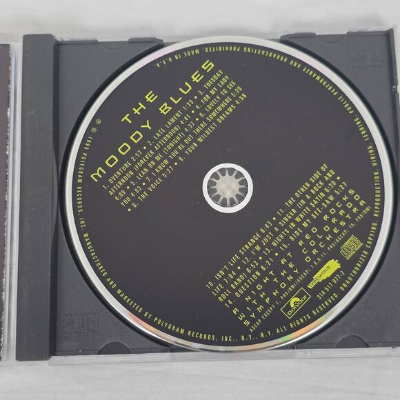 Moody Blues Night Red Rocks CD - Picture 3 of 4